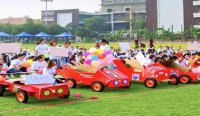 【大鹏·主题团建①天】F1赛车手（制作赛车）+山地车+真人CS+午餐